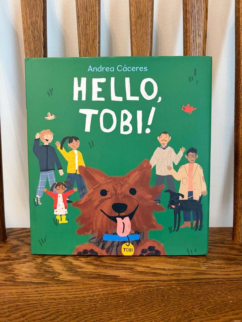Hello, Tobi! by Andrea Cáceres Hardcover Children's Book